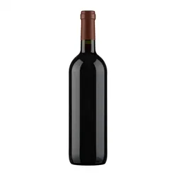Wine bottle with a wax seal