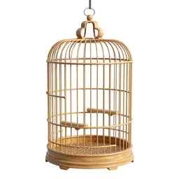 Bird cage with perches