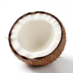 Coconut cracked open