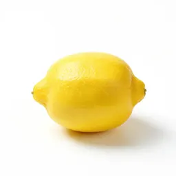 Lemon with a leaf