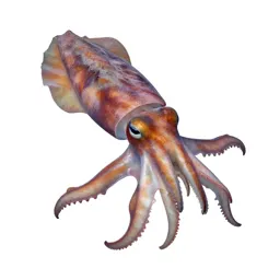 Cuttlefish changing colour