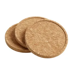 Set of coasters in cork