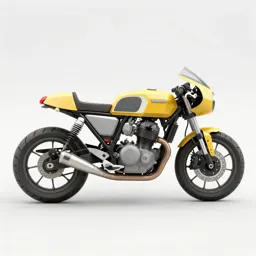 Cafe racer motorcycle