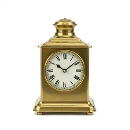 Brass carriage clock