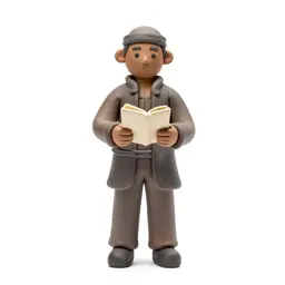 River merchant with a ledger