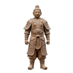 Temple guardian in ceremonial armour