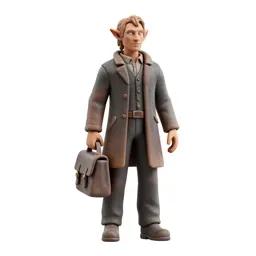Tiefling scholar with a satchel