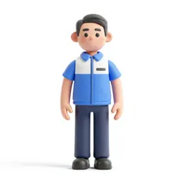Bus driver in uniform