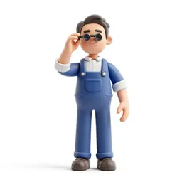 Watchmaker with a loupe