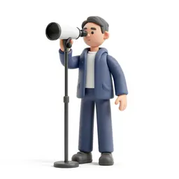 Astronomer at a telescope eyepiece