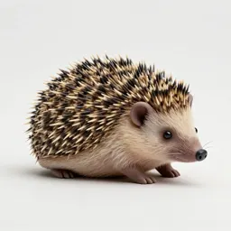 Hedgehog curled up