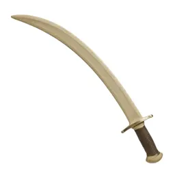 Curved scimitar