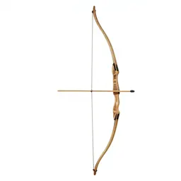 Longbow with a quiver