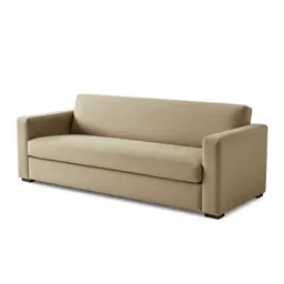 C-shaped sofa table