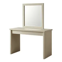 Vanity table with a mirror