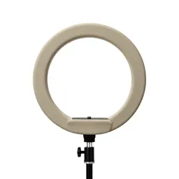 Ring light on a stand