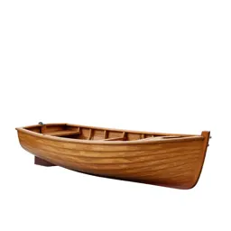 Wooden sailing dinghy
