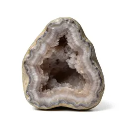 Geode with calcite