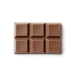 Chocolate bar in foil