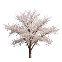 Cherry blossom branch