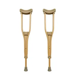 Pair of forearm crutches