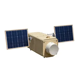 Satellite bus with solar wings