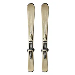 Pair of skis with poles