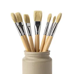 Jar of brushes