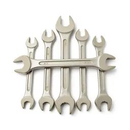 Socket wrench set in a case
