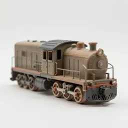 Model train locomotive