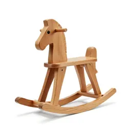 Wooden rocking horse