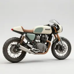 Cafe racer motorcycle