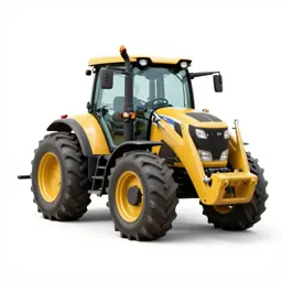 Tractor with a loader
