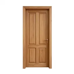 Carved wooden door