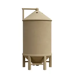 Grain silo model