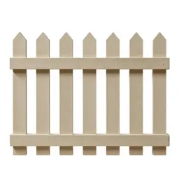 Picket fence section
