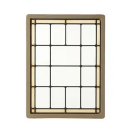 Stained glass panel