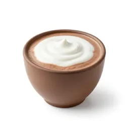 Hot chocolate with cream