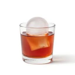 Negroni with an ice sphere