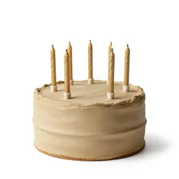 Birthday cake with candles