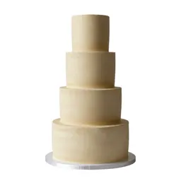 Tiered wedding cake
