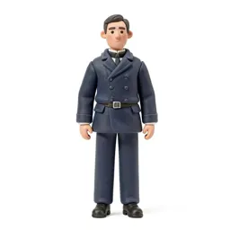 Victorian railway guard