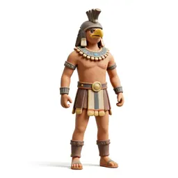 Aztec eagle warrior
