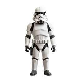 Clone trooper without a helmet