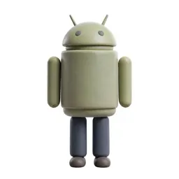 Android with visible seams