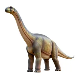 Brachiosaurus reaching upward