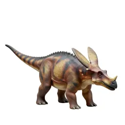 Ankylosaurus with its club tail