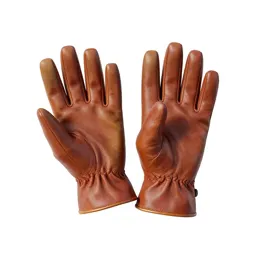 Pair of leather gloves