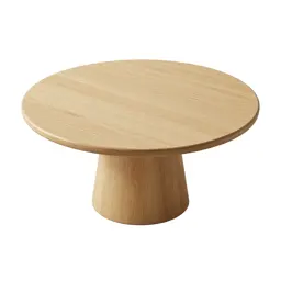 Round pedestal dining table