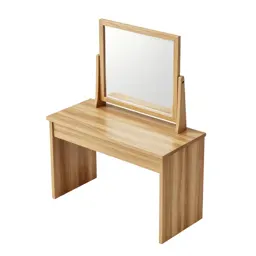 Vanity table with a mirror